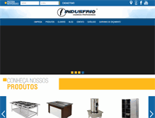 Tablet Screenshot of indusfrio.com.br